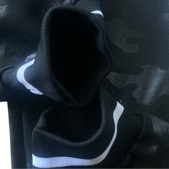 GALAXY Black Camouflage Joggers Polyester Spandex XL NWT Gothic Dark Academia - Picture 7 of 7